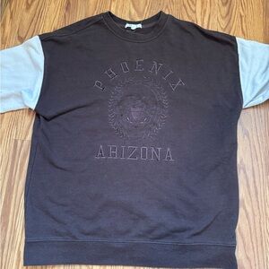 Garage Cream and Brown Crewneck